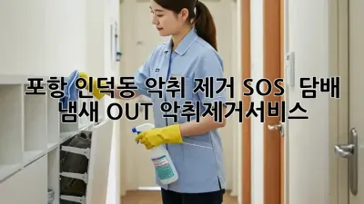 포항 인덕동 악취 제거 SOS 🚨 담배 냄새 OUT! #악취제거서비스